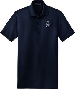 Men's Tall Pique Polo, Navy